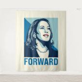 Kamala Harris Forward Wandkleed (Voorkant)