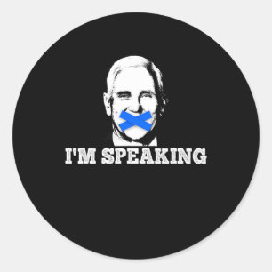 Kamala Harris Funny Vice President Debat Ronde Sticker