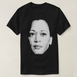 Kamala Harris Gezichtsprint T-shirt