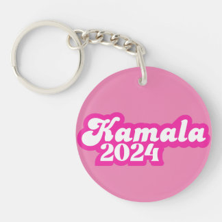 Kamala Harris girly Pink Logo 2024 Sleutelhanger