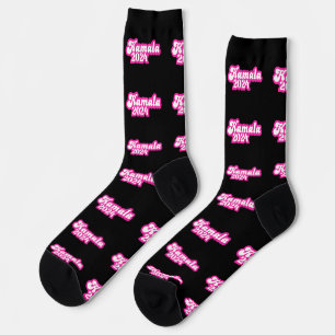 Kamala Harris girly Pink Logo 2024 Sokken