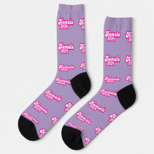 Kamala Harris girly Pink Logo 2024 Sokken