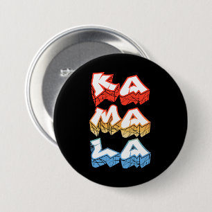 Kamala Harris Graffiti Ronde Button 7,6 Cm