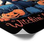 Kamala Harris Halloween Witch Quotes 2024 Verkiezi Poster (Hoek)