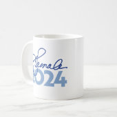 Kamala Harris Handtekening 2024 Koffiemok (Voorkant links)