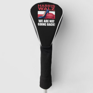 Kamala Harris Hoge Hakken Op Rode MAGA Hoed Stappe Golfheadcover