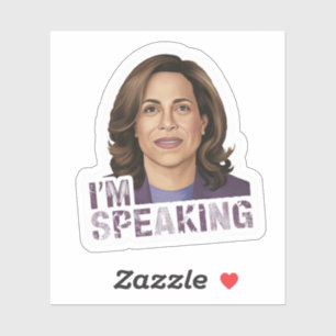 Kamala Harris Ik spreek hoopvol debat citaat Sticker