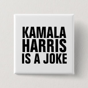 KAMALA HARRIS IS EEN GRAP BUTTONNEN VIERKANTE BUTTON 5,1 CM