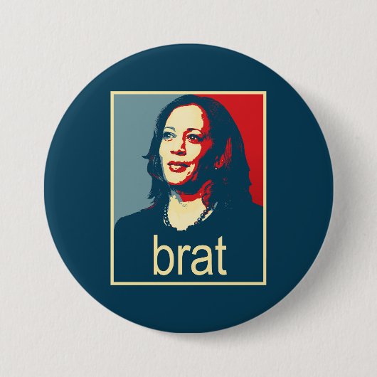 Kamala Harris is knap Ronde Button 7,6 Cm (Voorkant)