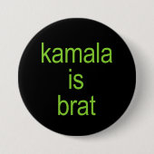 Kamala Harris is knap Ronde Button 7,6 Cm (Voorkant)