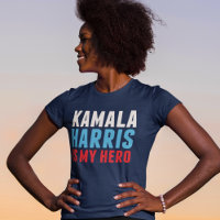 Kamala Harris is mijn held Blue Women's