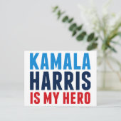 Kamala Harris is Mijn Hero Briefkaart (Staand voorkant)