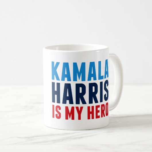 Kamala Harris is Mijn Hero Koffiemok (Voorkant rechts)