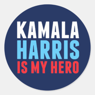 Kamala Harris is Mijn Hero Ronde Sticker