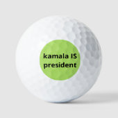 Kamala Harris is President 2024 Golfballen (Voorkant)