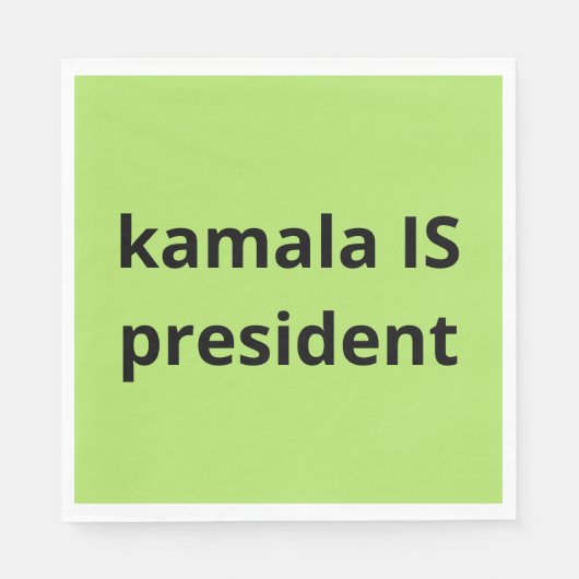 Kamala Harris is President 2024 Servet (Voorkant)