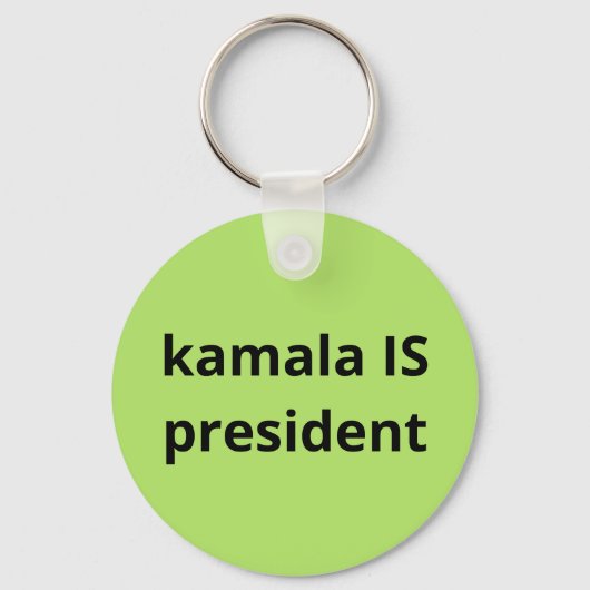 Kamala Harris is President 2024 Sleutelhanger (Voorkant)