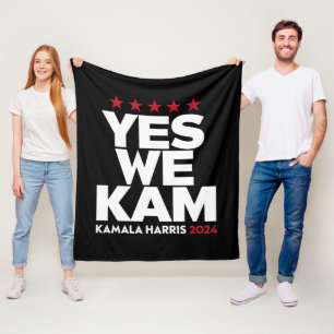 Kamala Harris Ja We Kam voor US President 2024  Fleece Deken