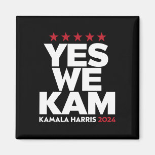 Kamala Harris Ja We Kam voor US President 2024  Magneet