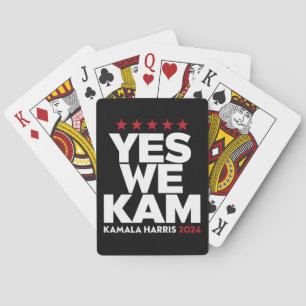 Kamala Harris Ja We Kam voor US President 2024 Pokerkaarten