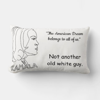 Kamala Harris Justice coussin et rêve américain