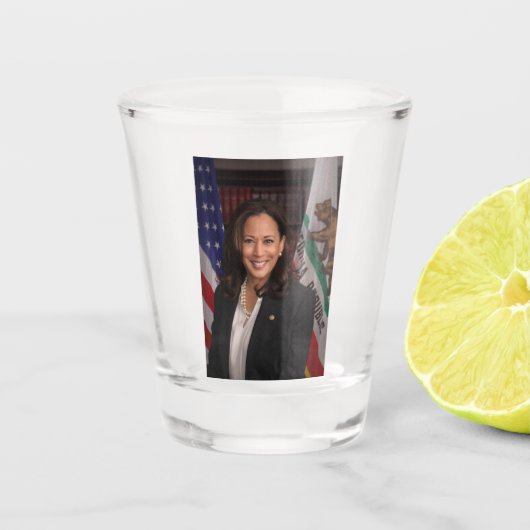 Kamala Harris kandidaat voor President US 2024 Shot Glas (Voorkant)
