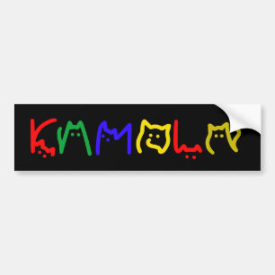 Kamala Harris - Kattenbelettering Bumpersticker