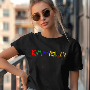 Kamala Harris - Kattenbelettering T-shirt