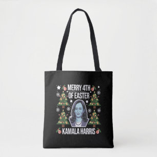 Kamala Harris Kerstman Kerst Merry 4e Pasen Draagtas