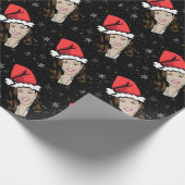 Kamala Harris kerstmuts Cadeaupapier (Hoek)