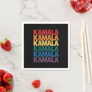 Kamala Harris LGBTQ Gay Pride Lesbian Fun Gift Servet