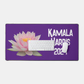 Kamala Harris Lotus 2024 Bureaumat (Keyboard & Muis)