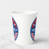 Kamala Harris Madam President 2024 Papieren Bekers (Links)