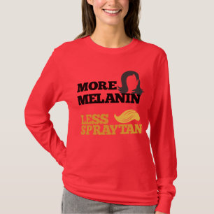 Kamala Harris meer melanine minder spray dan grapp T-shirt