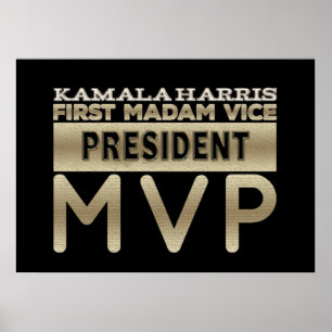 Kamala Harris Mevrouw Vice President MVP Poster