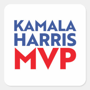Kamala Harris MVP 2024 Vierkante Sticker
