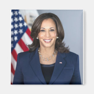 Kamala Harris Officieel portret Magneet