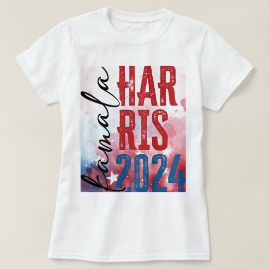 Kamala Harris Patriottisch T-shirt (Design voorkant)