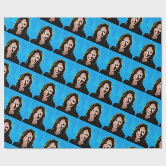 Kamala Harris Pop Art Cadeaupapier (Vlak)