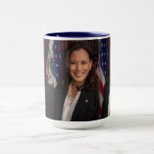 Kamala Harris Portrait officiel Café Mug (Centre)