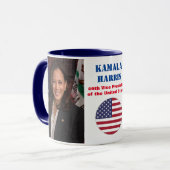 Kamala Harris Portrait officiel Café Mug (Devant gauche)