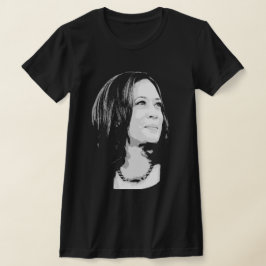 Kamala Harris Portret Print T-shirt