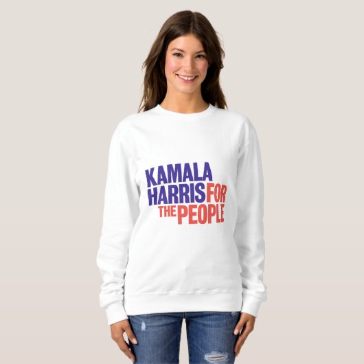 Kamala Harris pour le Sweatshirt du peuple (Devant entier)