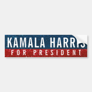 Kamala Harris President 2024 Verkiezingsglitter Bumpersticker