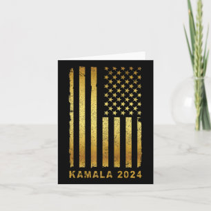 Kamala Harris President Campaign 2024 Retro Vintag Kaart