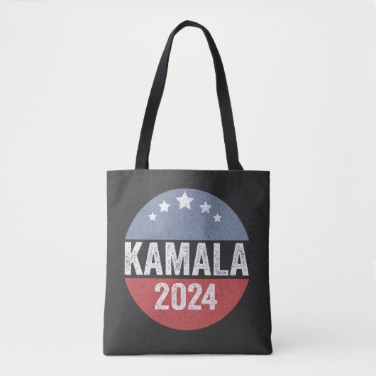 Kamala Harris President Democraat Kiezersgeschenk Draagtas (Voorkant)