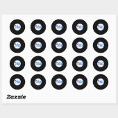 Kamala Harris Pride Ronde Sticker (Vel)