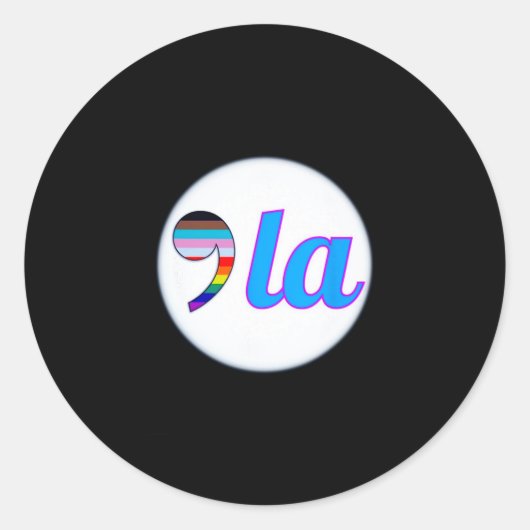 Kamala Harris Pride Ronde Sticker (Voorkant)