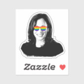 Kamala Harris Pride Sticker (Vel)
