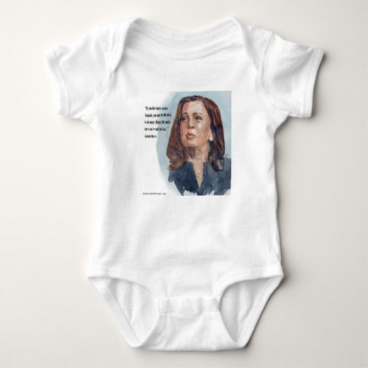 Kamala Harris & Quote Romper (Voorkant)
